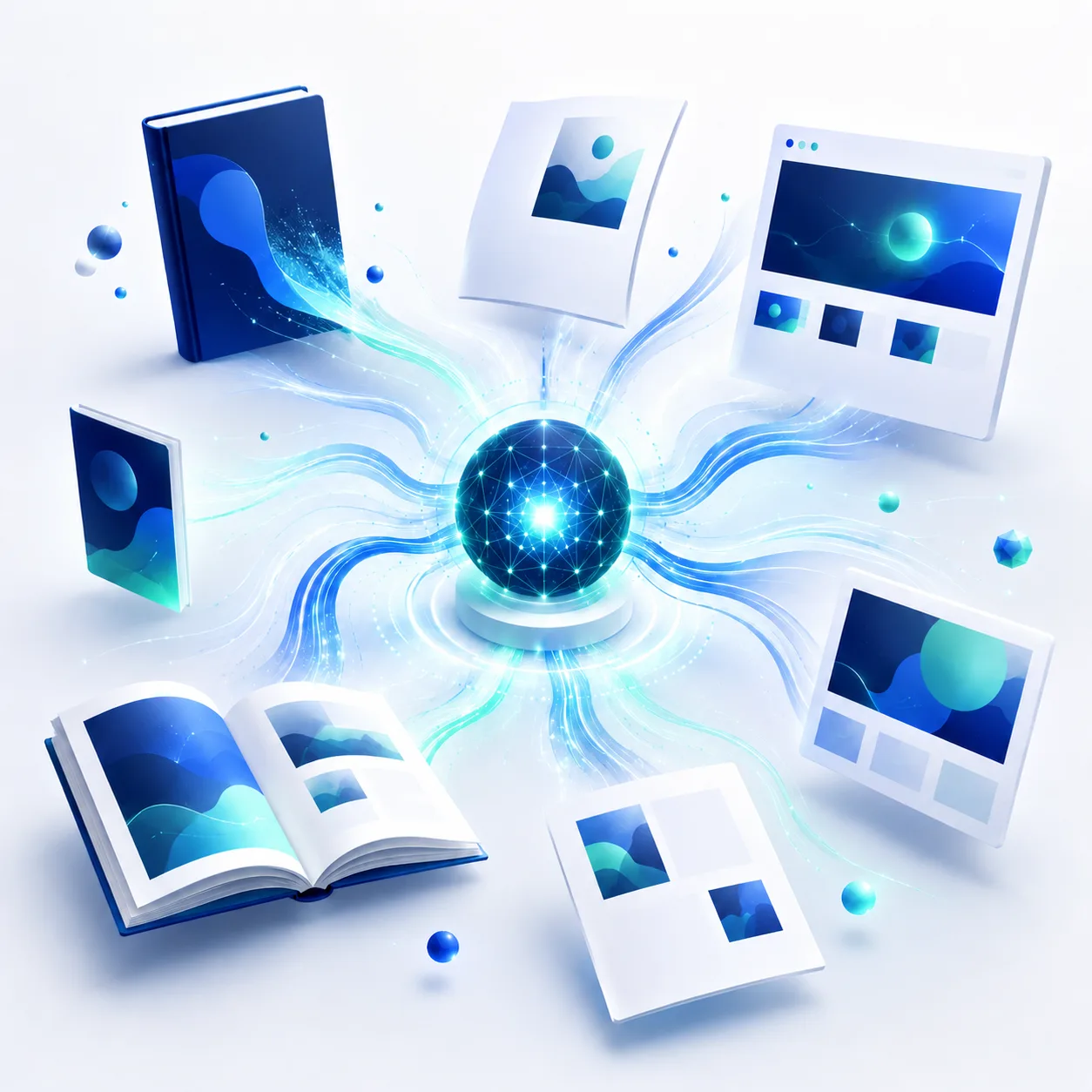 AI generating books, articles, and websites